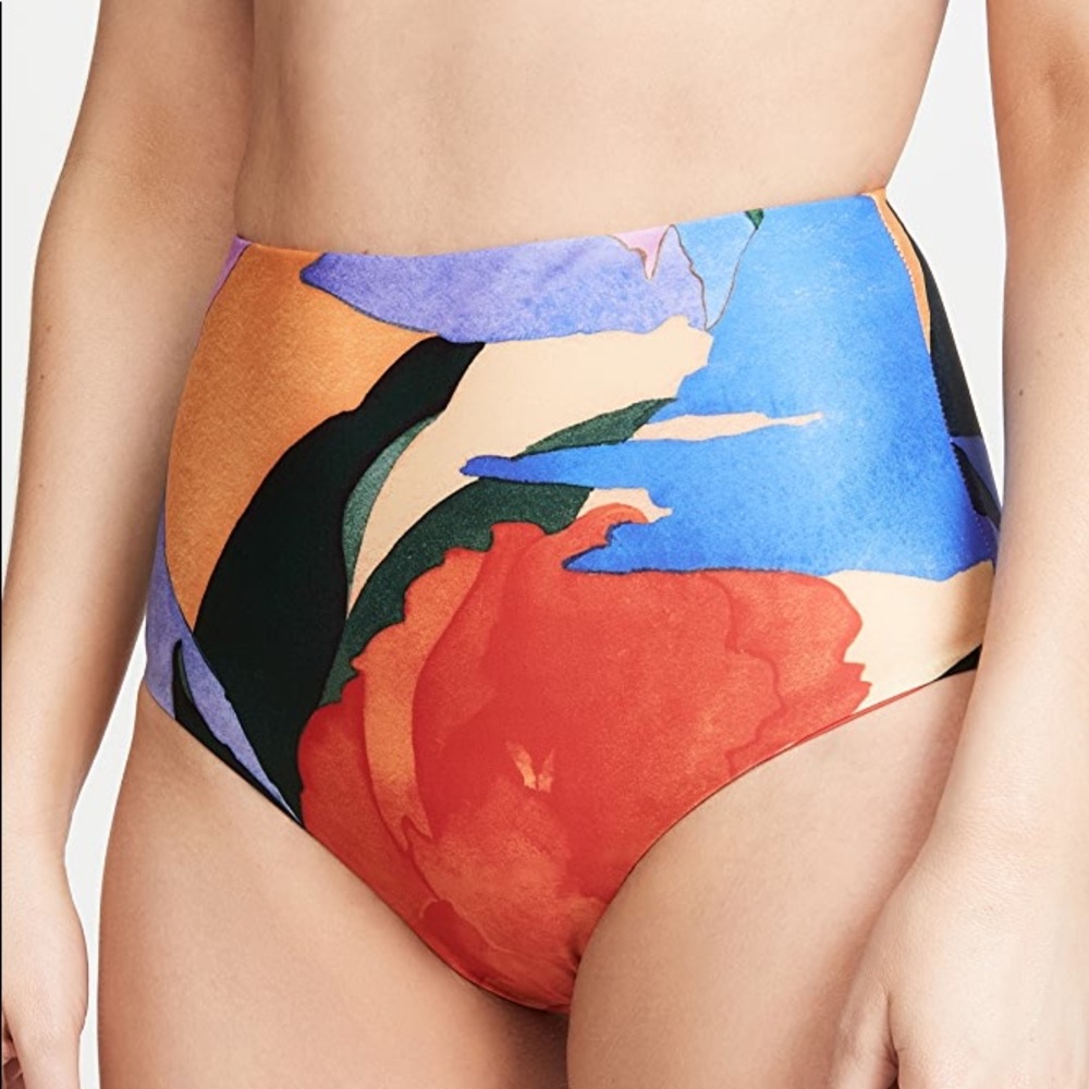 Mara Hoffman Lydia High Waisted Bottoms Small